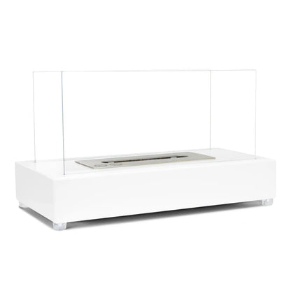 Lambeth Tabletop Bioethanol Fireplace - White