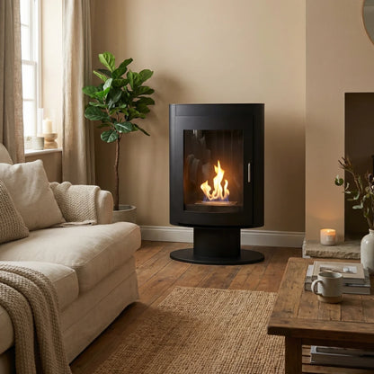 Trenton Bioethanol Stove on Stand