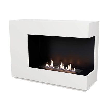 Seattle Bioethanol Fireplace – White