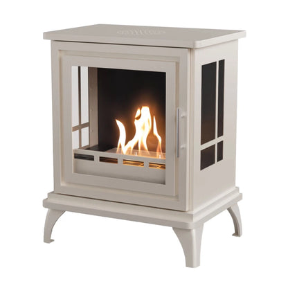 Nashville Bioethanol Stove - Oyster White