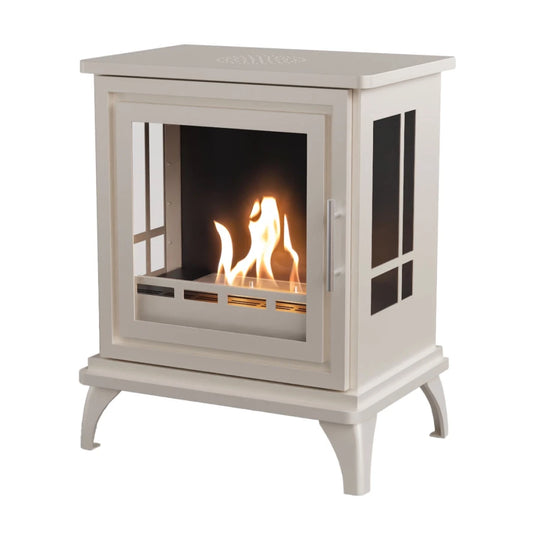 Nashville Bioethanol Stove - Oyster White