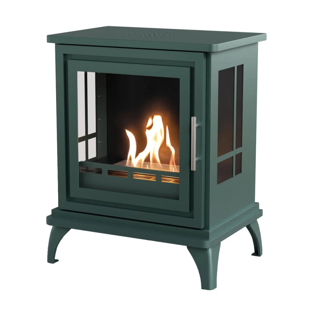 Nashville Bioethanol Stove - Black Green