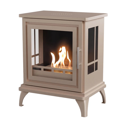 Nashville Bioethanol Stove - Grey Beige