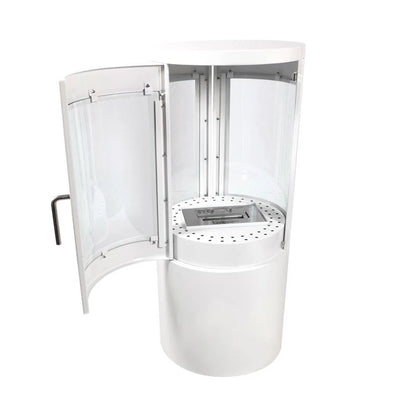 Columbus Bioethanol Stove - White with 360-View