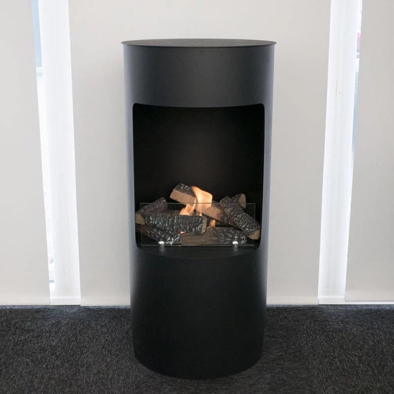 Montgomery Bioethanol Stove - Open Black