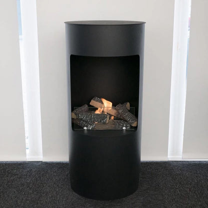 Montgomery Bioethanol Stove - Open Black