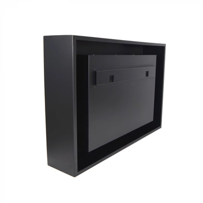 Nebraska - Wall Mounted Bioethanol Fireplace - Black