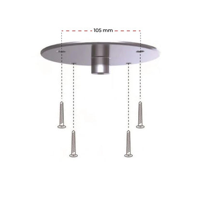 Cocoon Aeris Polished Steel - Steel Mounting Pole