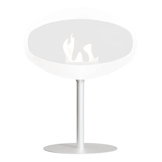 Cocoon Pedestal Base - White