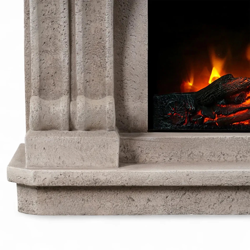 Logi Fireplace Suite – Electric Insert