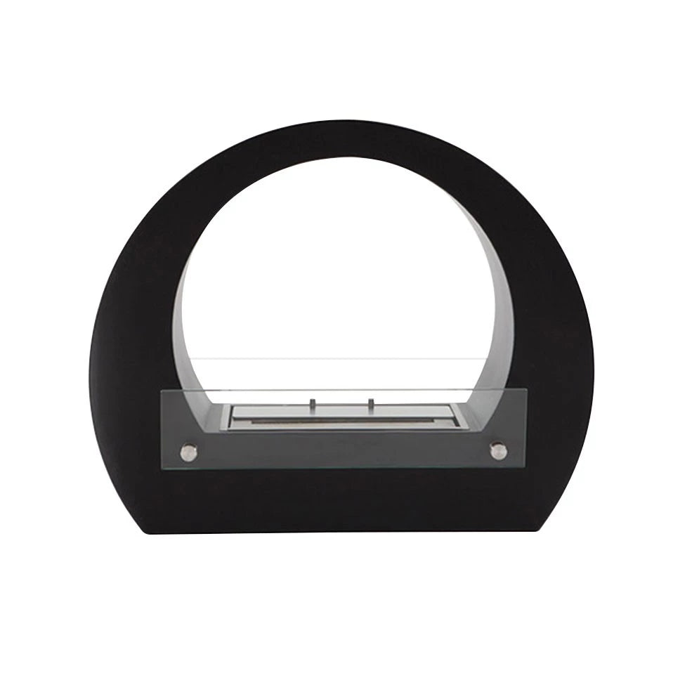 Dallas Bioethanol Fireplace - Black Round