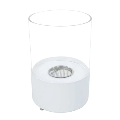 Kennington Tabletop Bioethanol Fireplace - White Round