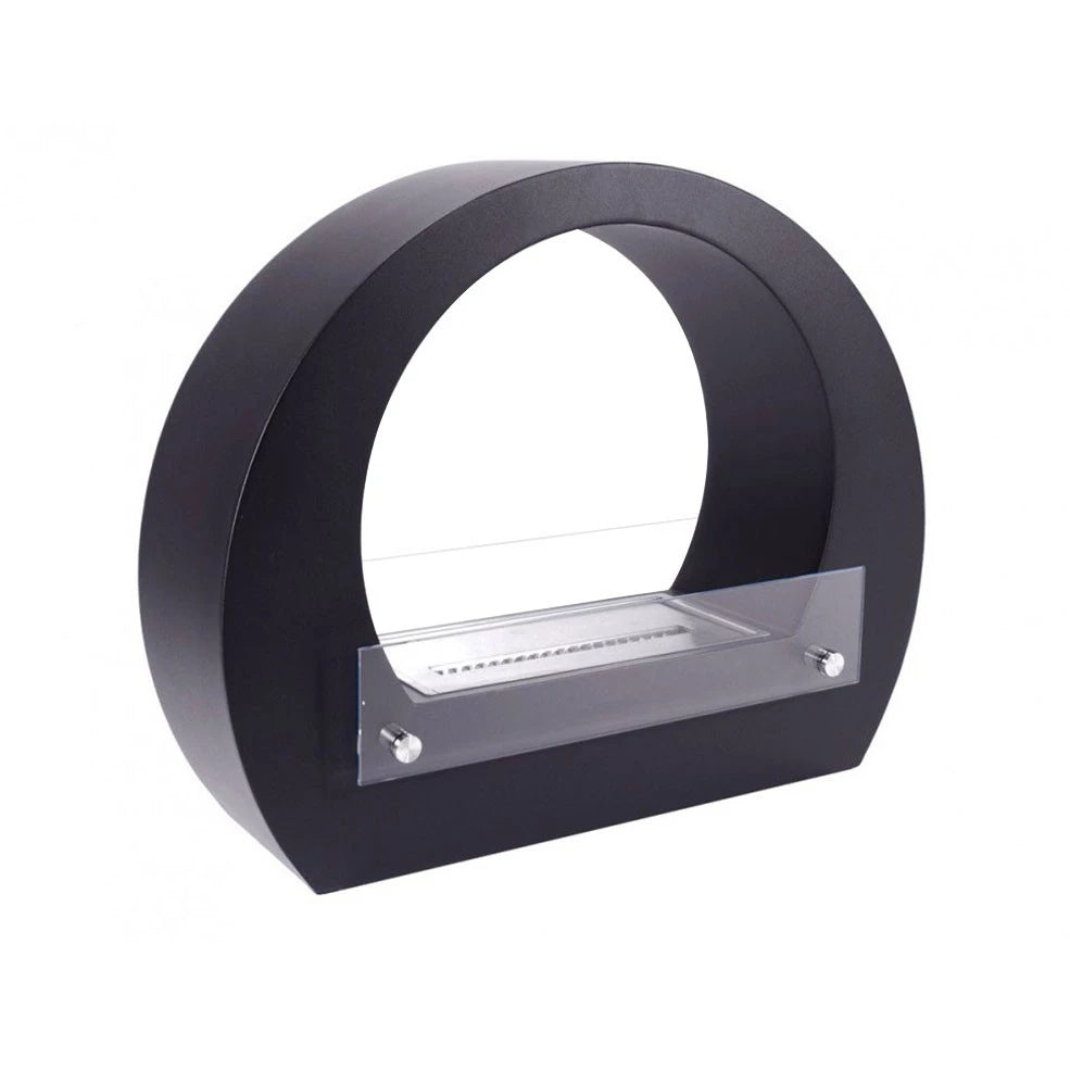 Dallas Bioethanol Fireplace - Black Round