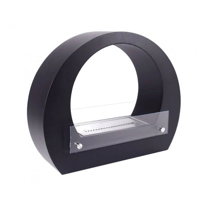 Dallas Bioethanol Fireplace - Black Round