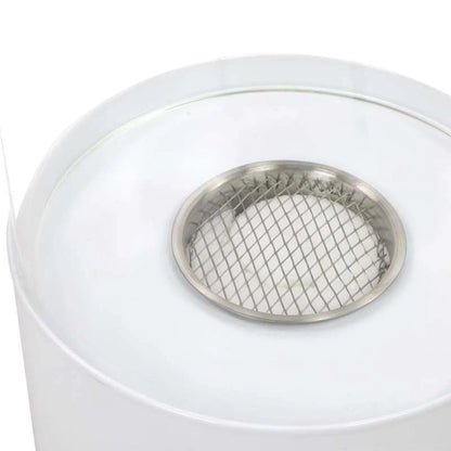 Kennington Tabletop Bioethanol Fireplace - White Round