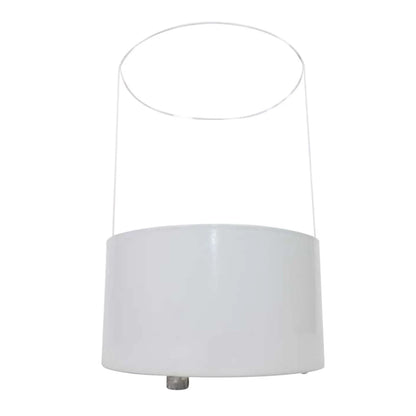 Kennington Tabletop Bioethanol Fireplace - White Round