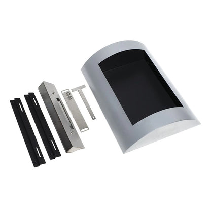 Ocean -  Wall Mounted Bioethanol Fireplace - Steel