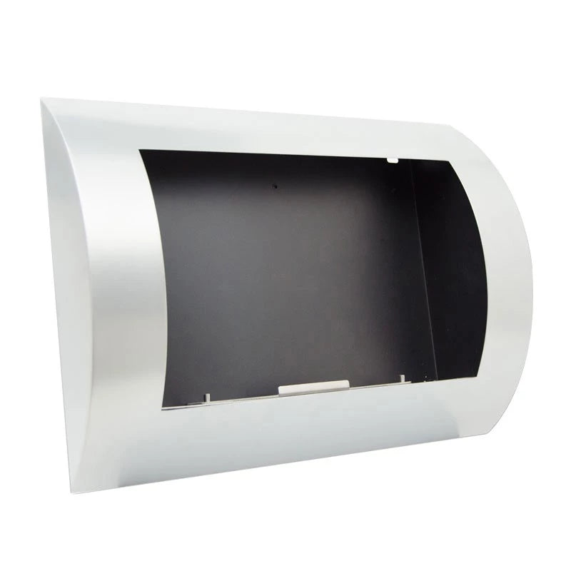 Ocean -  Wall Mounted Bioethanol Fireplace - Steel