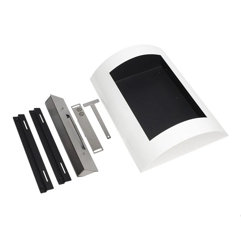 Ocean - Wall Mounted Bioethanol Fireplace - White