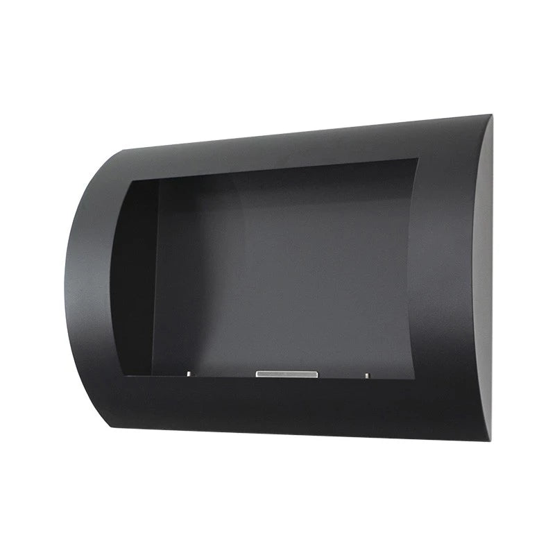 Ocean - Wall Mounted Bioethanol Fireplace - Black