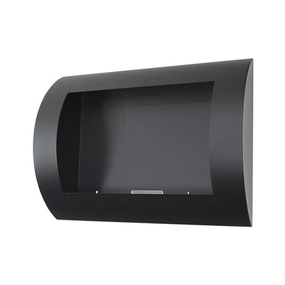 Ocean - Wall Mounted Bioethanol Fireplace - Black