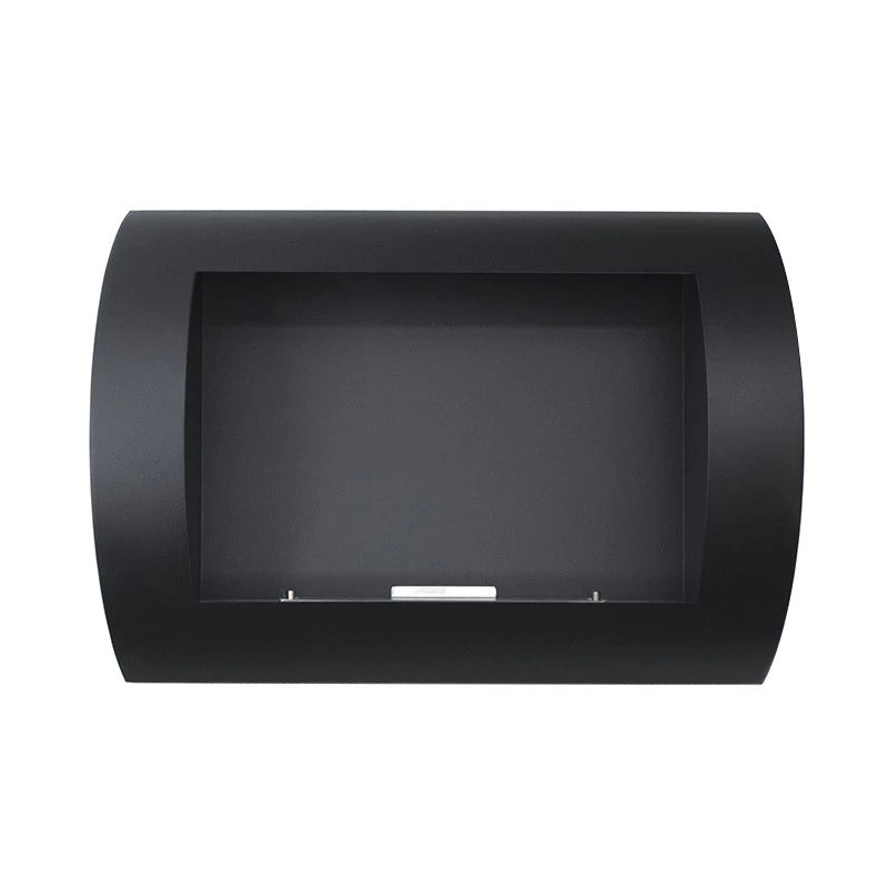 Ocean - Wall Mounted Bioethanol Fireplace - Black