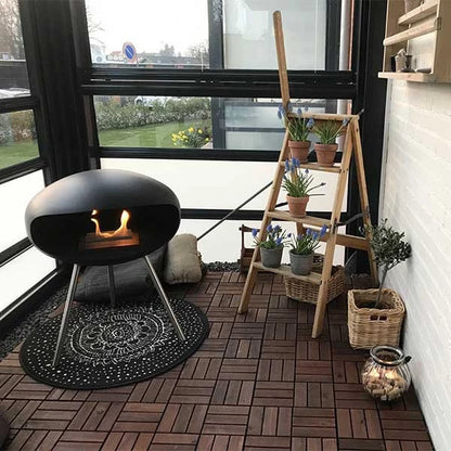 Cocoon Terra - Black with Steel Legs