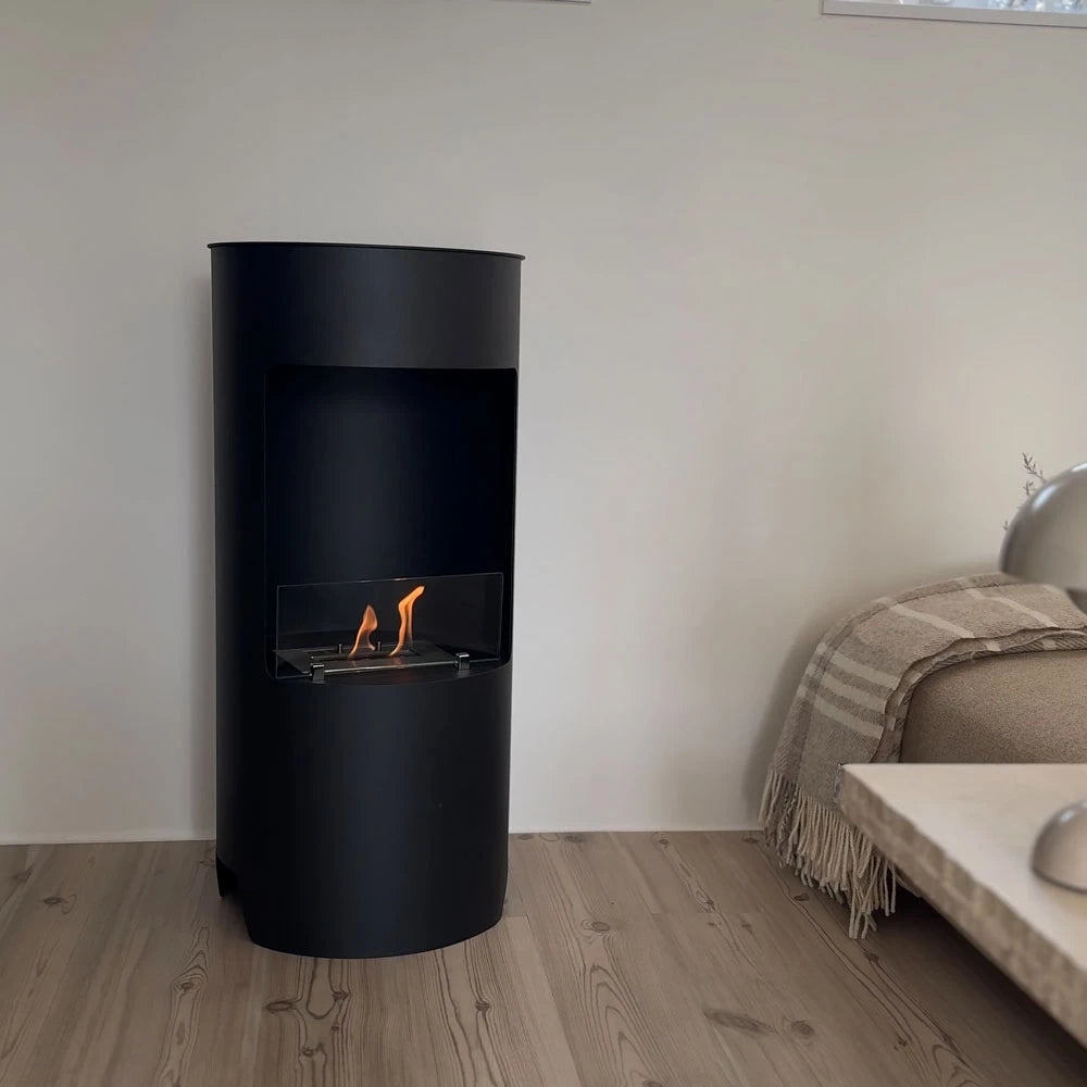 Montgomery Bioethanol Stove - Open Black
