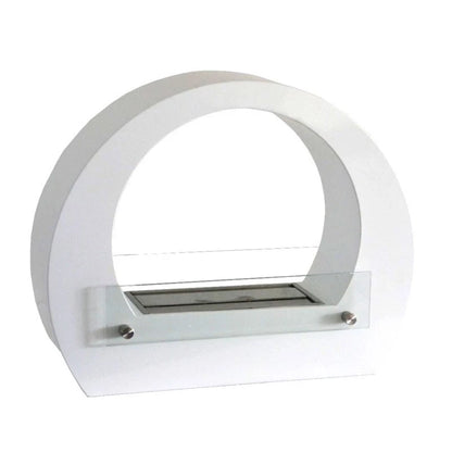 Dallas Bioethanol Fireplace - White Round