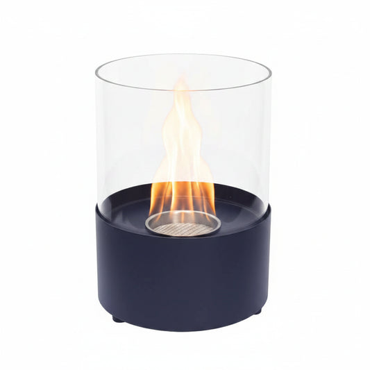 Kennington Tabletop Bioethanol Fireplace - Black Round