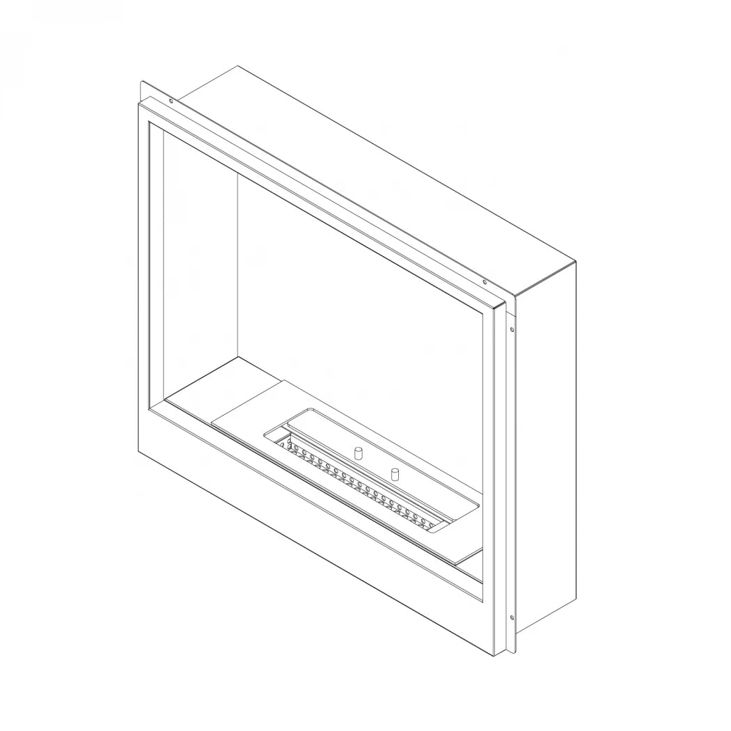 Bioethanol Fireplace Insert 600 - 1-Sided