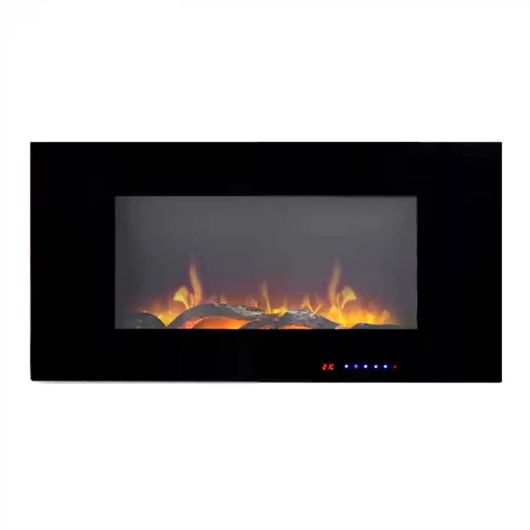 Azurite Wall-Mounted Electric Fireplace - 91 cm