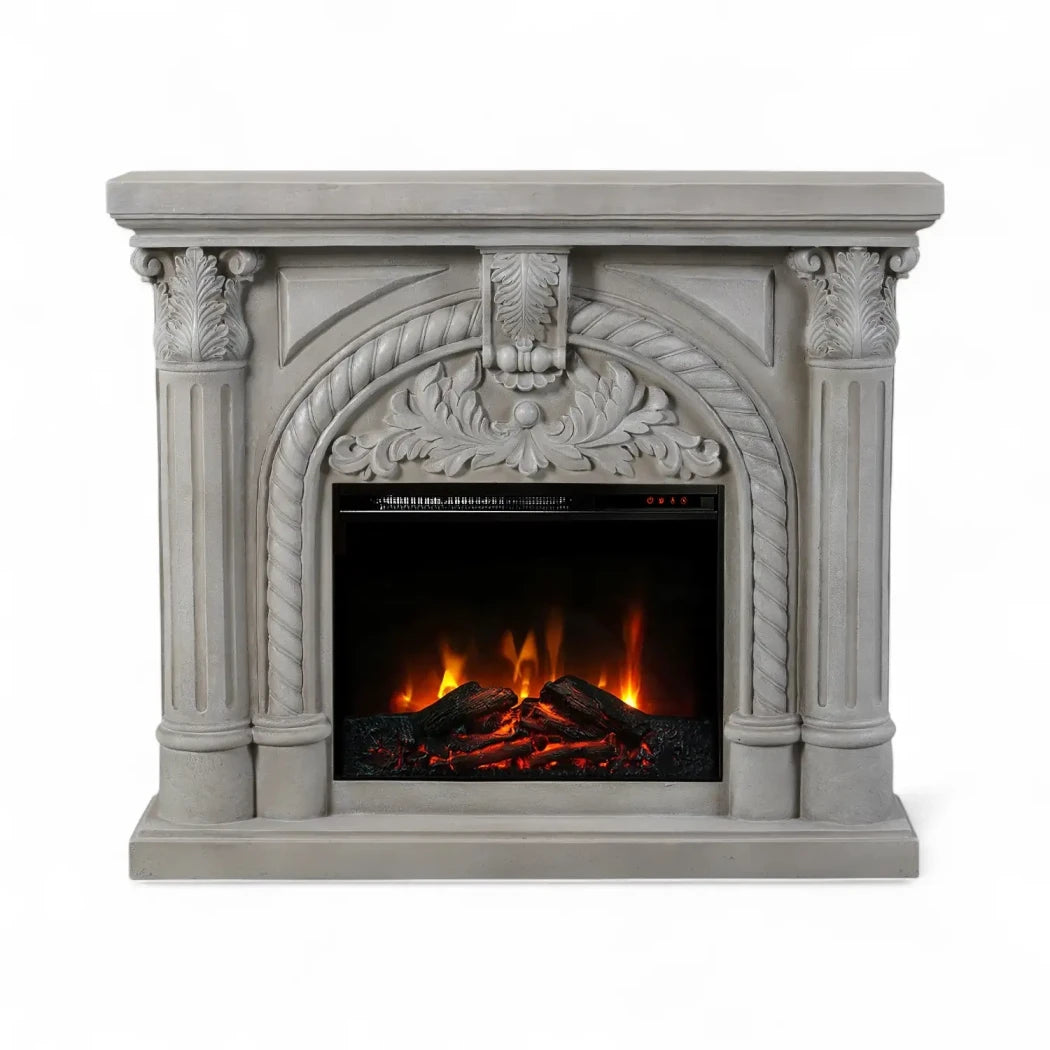 Embla Fireplace Suite – Electric Insert