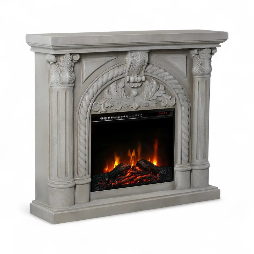 Embla Fireplace Suite – Electric Insert