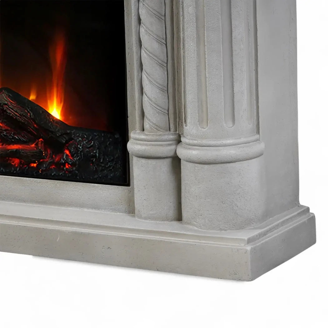 Embla Fireplace Suite – Electric Insert