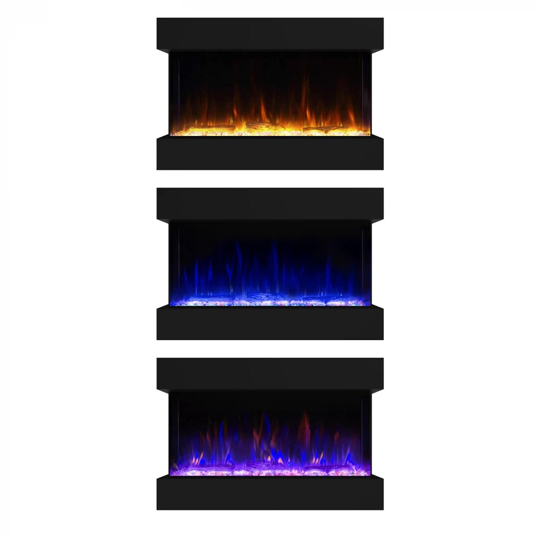 Feroza Wall-Mounted Electric Fireplace - 101 cm