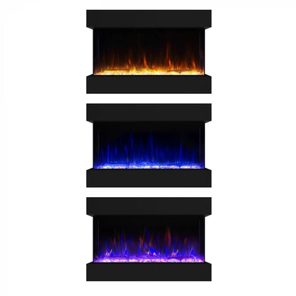 Feroza Wall-Mounted Electric Fireplace - 101 cm