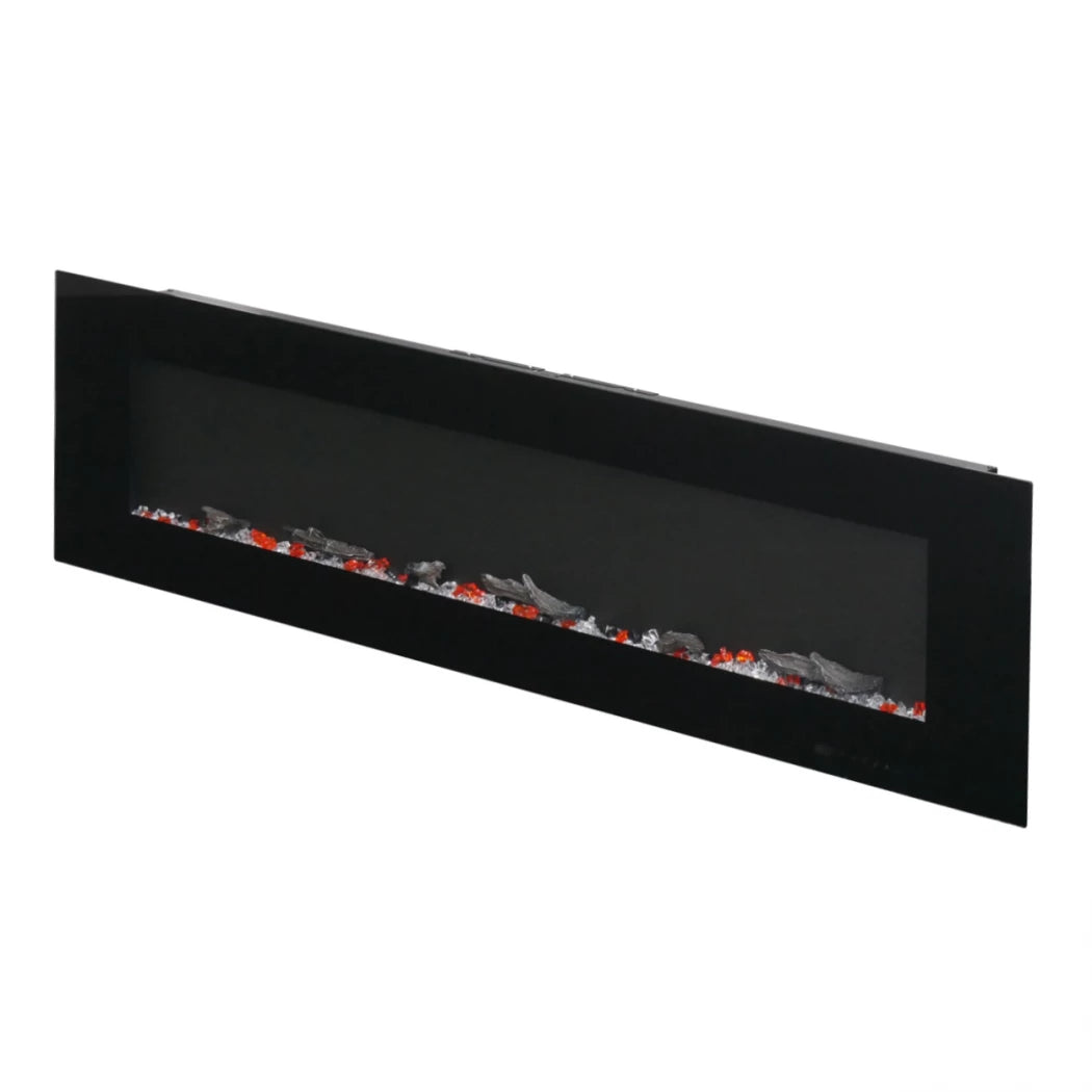 Azurite Wall-Mounted Electric Fireplace - 213 cm
