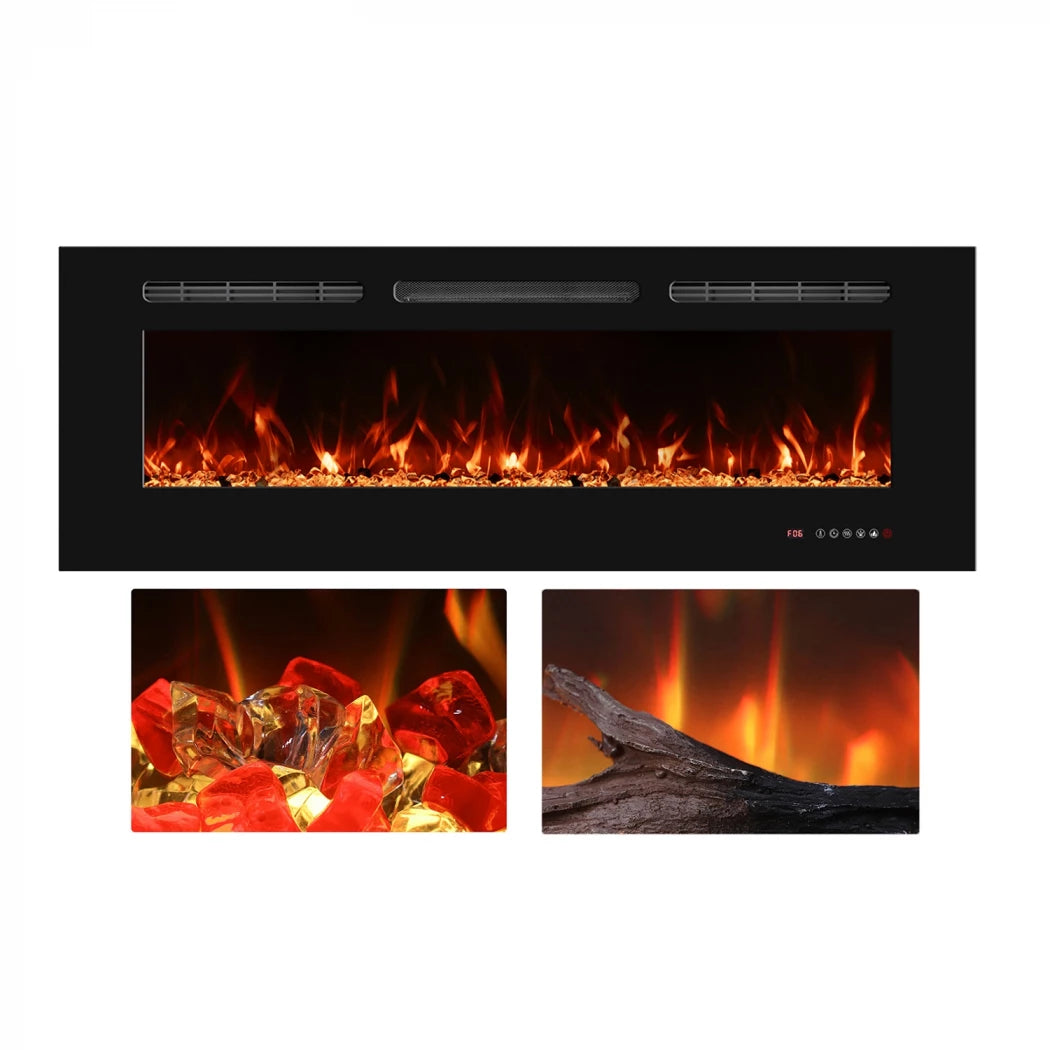 Titanite Built-In Electric Fireplace - 127cm