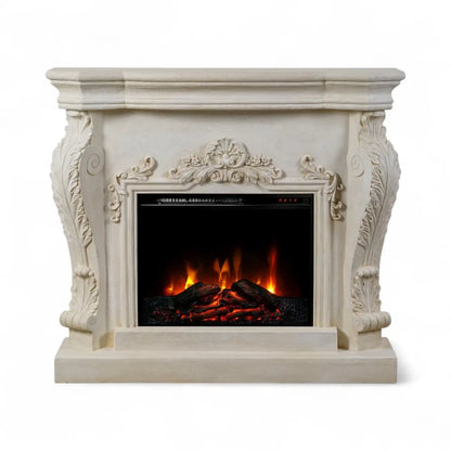 Ymir Fireplace Suite – Electric Insert