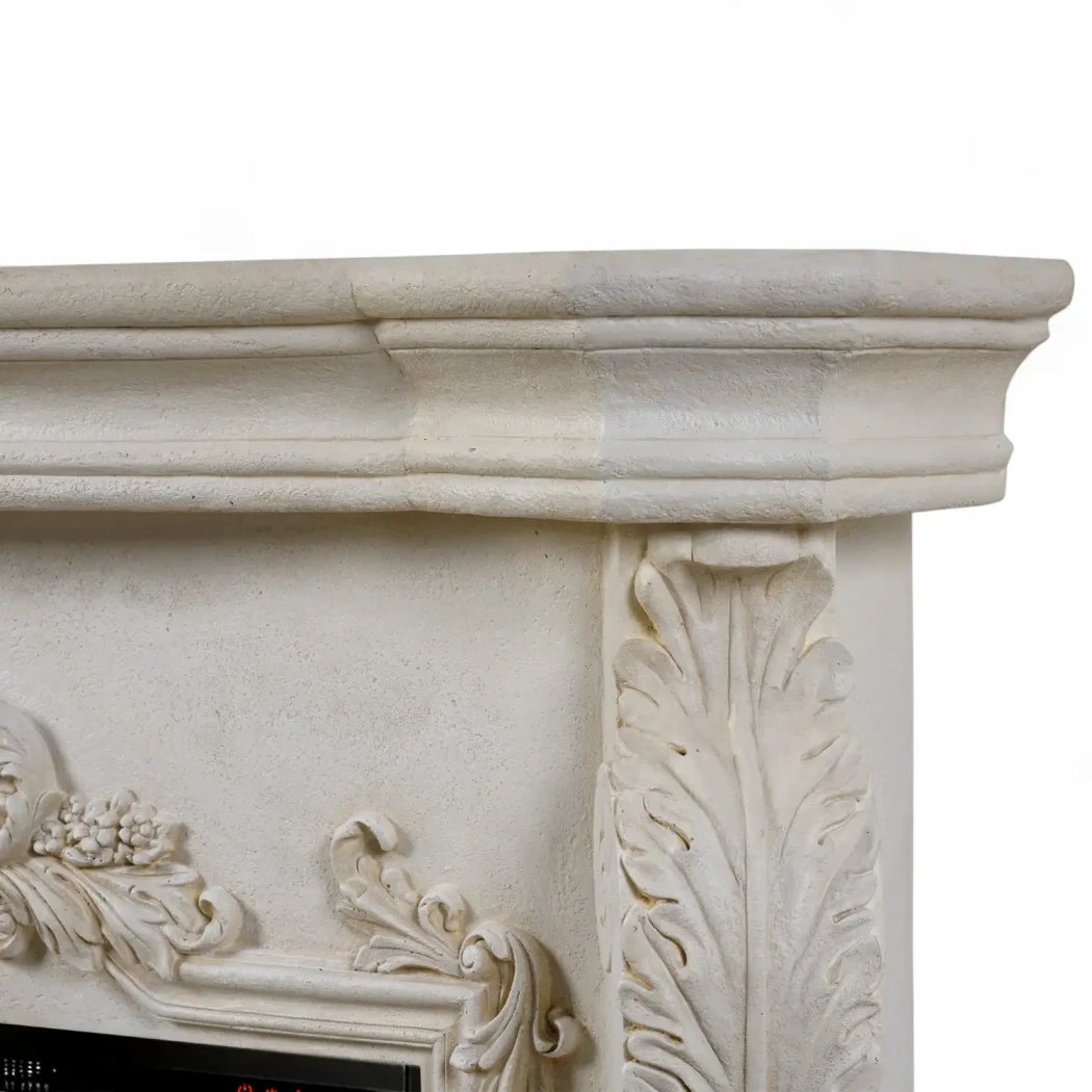 Ymir Fireplace Suite – Electric Insert
