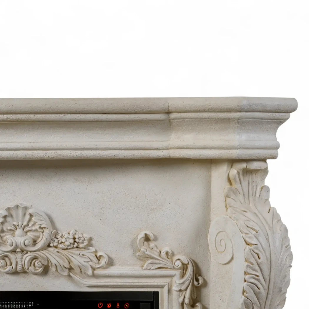 Ymir Fireplace Suite – Electric Insert