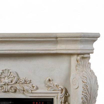 Ymir Fireplace Suite – Electric Insert
