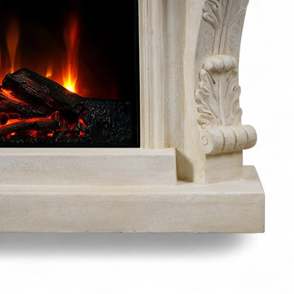 Ymir Fireplace Suite – Electric Insert