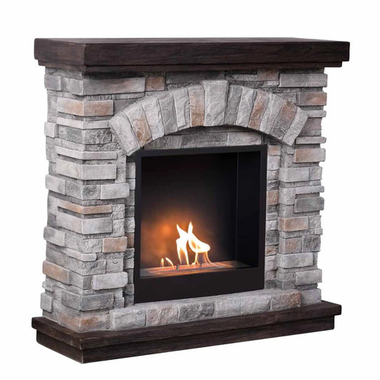 Ask Freestanding Bioethanol Fireplace - BIO-20-407