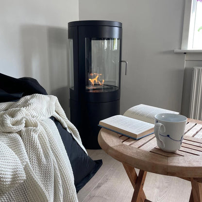 Columbus Bioethanol Stove - Black with 360-View