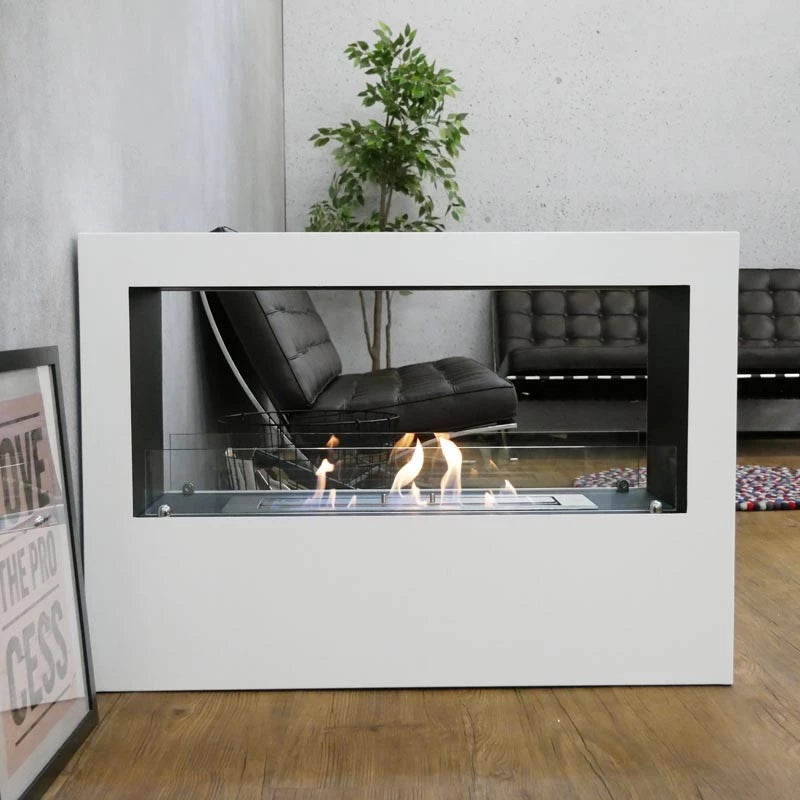 Lansing L Bioethanol Fireplace - White